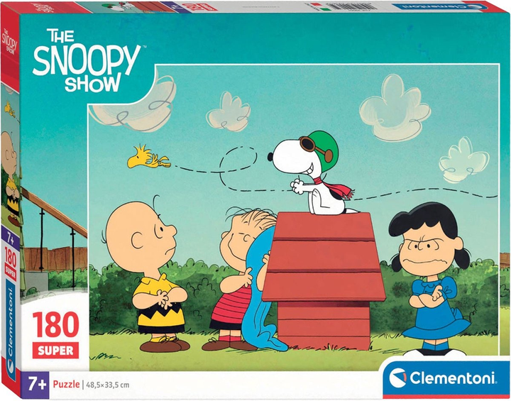 Puzzle Clementoni Super Peanuts 180 elementów (8005125290659) - obraz 1