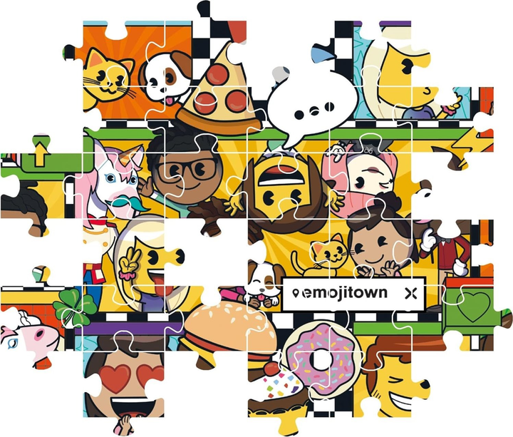 Puzzle Clementoni Super Emojii Town 180 elementów (8005125290666) - obraz 3