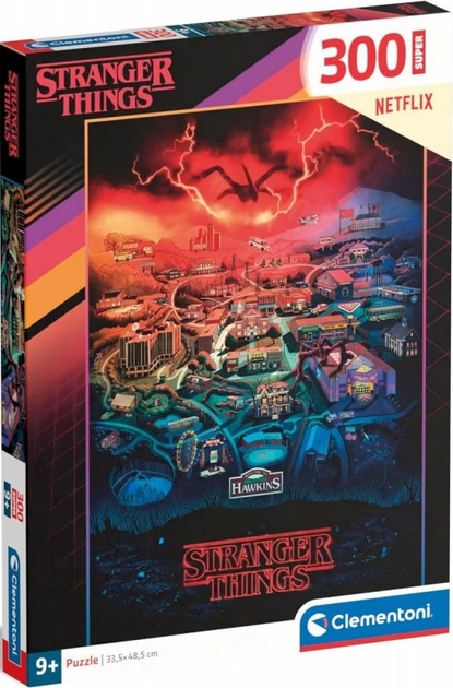 Puzzle Clementoni Super Stranger Things 300 elementów (8005125217304) - obraz 1