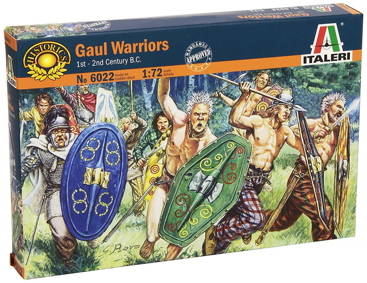 Figurki do sklejania Italeri Gauls Warriors (8001283860222) - obraz 1