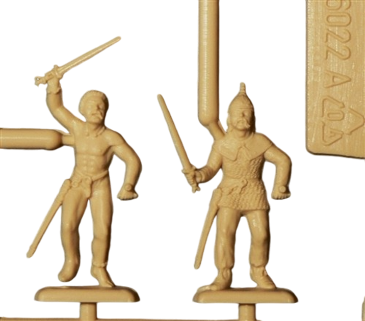 Фігурки для склеювання Italeri Gauls Warriors (8001283860222) - зображення 3