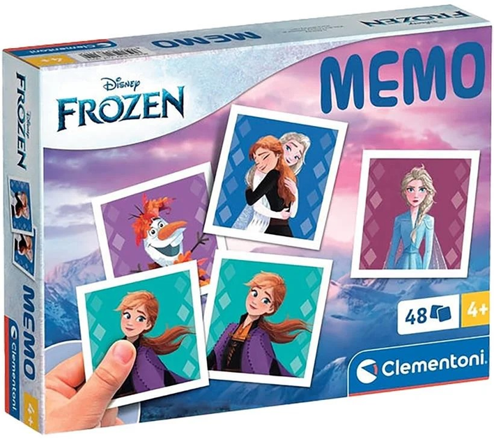 Настільна гра Clementoni Memo Frozen 2 48 елементів (8005125183142) - зображення 1