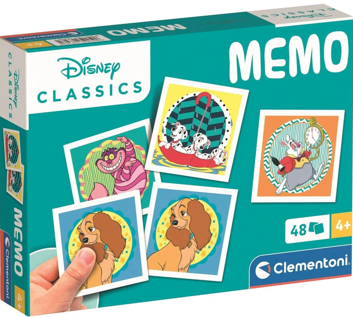 Gra planszowa Clementoni Memo Disney 48 elementów (8005125183081) - obraz 1