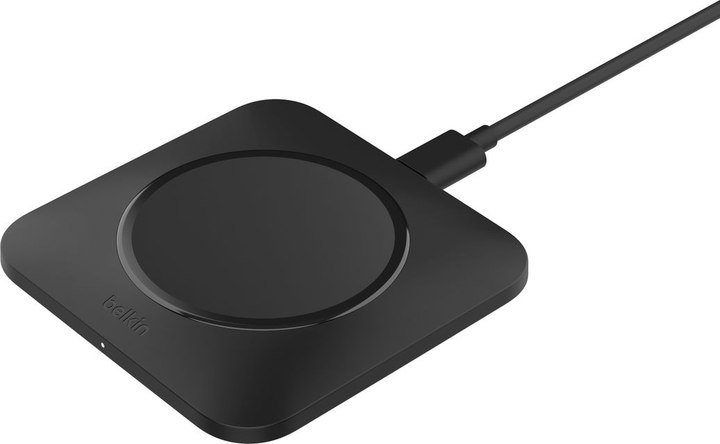 Бездротовий зарядний пристрій Belkin BoostCharge Pro Universal Easy Align Wireless Charging Pad 15W Black (WIA007VFBK) - зображення 1