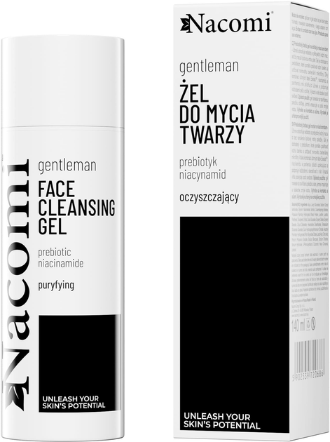 Żel do mycia twarzy Nacomi Gentleman z niacynamidem 140 ml (5902539720686) - obraz 2