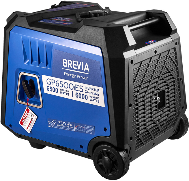 Генератор інверторний бензиновий Brevia 6.0/6.5 кВт (GP6500iES) - зображення 2