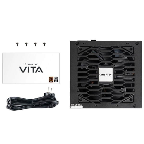 Блок живлення для ПК 750W Chieftec VITA, 80 PLUS Bronze, модульні кабелі, 120 мм вентилятор, чорний - зображення 8