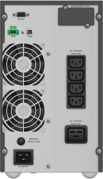 UPS PowerWalker VFI 3000 TG (10122043) - Zdjęcie 3 UPS PowerWalker VFI 3000 TG (10122043) - obraz 3