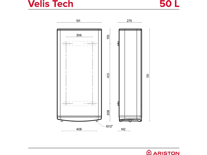 Бойлер Ariston - VELIS TECH 50 EU - изображение 5