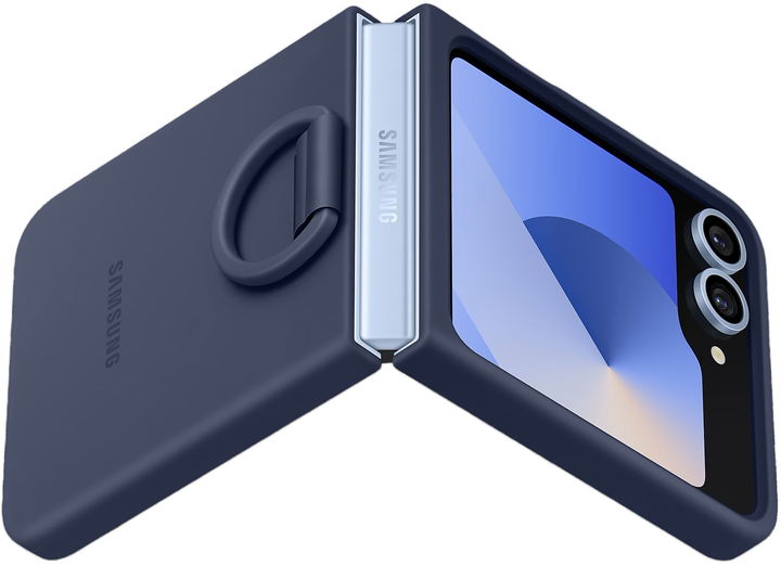 Etui Samsung Silicone Case do Galaxy Z Flip 6 Navy (EF-PF741TNEGWW) - obraz 5
