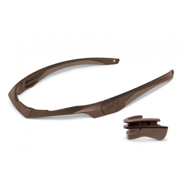 Дужки із переносицею для балістичних окулярів ESS Crossbow Tri-Tech Fit Frame Kit Coyote Brown - зображення 1