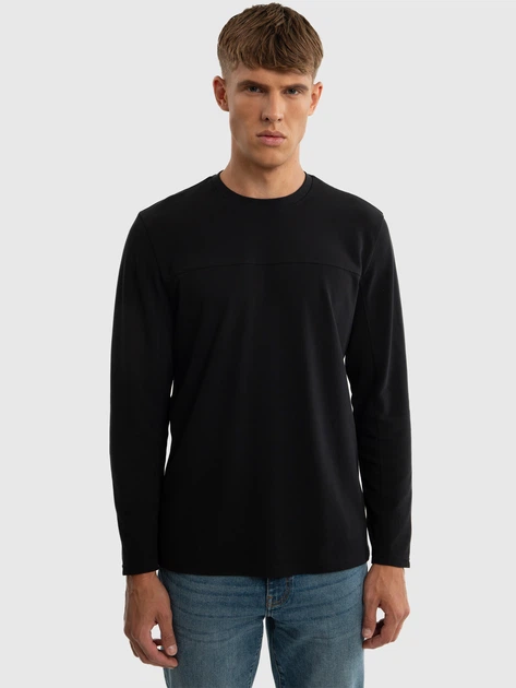 Longsleeve męski Big Star Daprist 906 M Czarny (5900714767341) - obraz 1