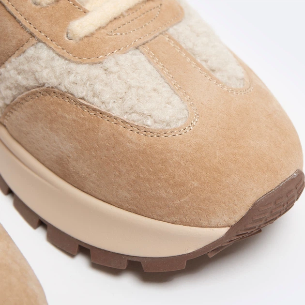 Жіночі зимові снікери Big Star Oo274A317 801 41 Бежеві (5900714811471) - зображення 4