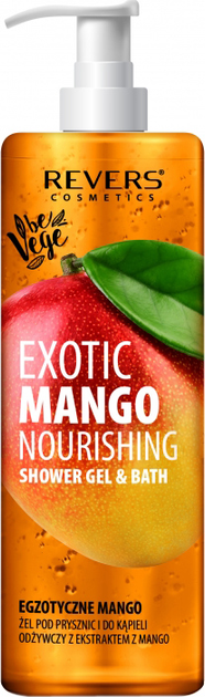 Акція на Живильний гель для душу та ванни Revers Cosmetics Exotic Mango Nourishing Shower&Bath Gel Манго 400 мл від Rozetka