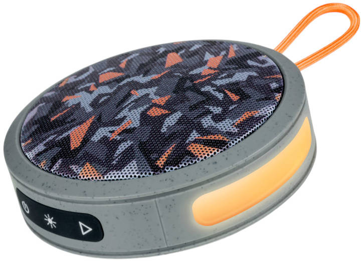 Głośnik przenośny BIGBEN Party Nano Luminous Speaker 15W Orange-Grey (PARTYBTIPNANOCGO) - obraz 1