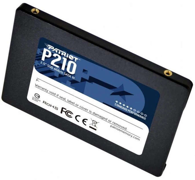 Накопичувач SSD 1TB Patriot P210 2.5" SATAIII TLC (P210S1TB25) 2.5" 29820 - изображение 2