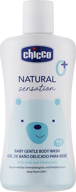 Гель для купання Chicco Natural Sensation з алое та ромашкою 500 мл (8058664163724) - зображення 1