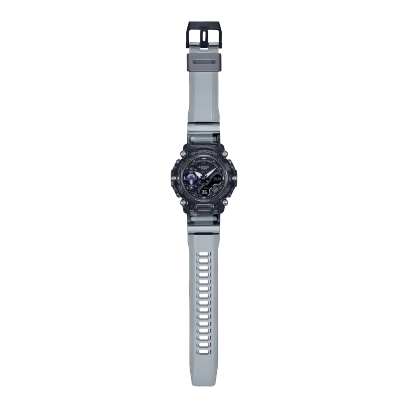 Годинник CASIO GA-2200SKL-8A в чоловічому виконанні має прозорий корпус чорного кольору. - Фото 1 Годинник CASIO GA-2200SKL-8A в чоловічому виконанні має прозорий корпус чорного кольору. - зображення 1
