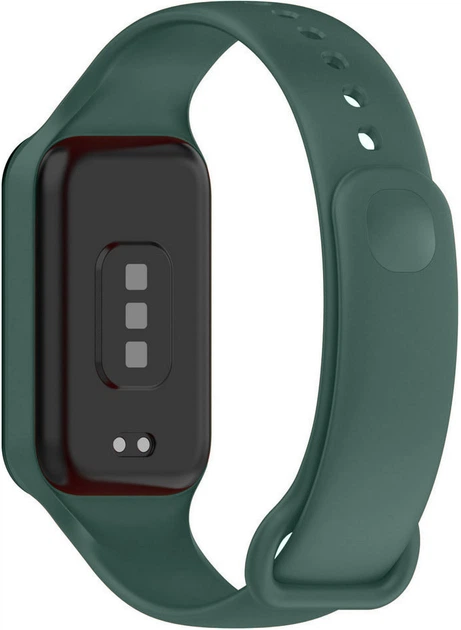Ремешок силиконовый MRK для Mi Smart Band 8 Active / Redmi Smart Band 2 Pine Green (mrk3772) - изображение 2