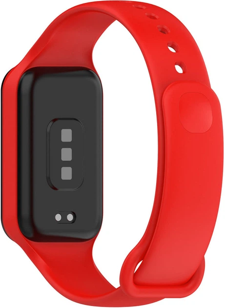 Ремешок силиконовый MRK для Mi Smart Band 8 Active / Redmi Smart Band 2 Красный (mrk3766) - изображение 2