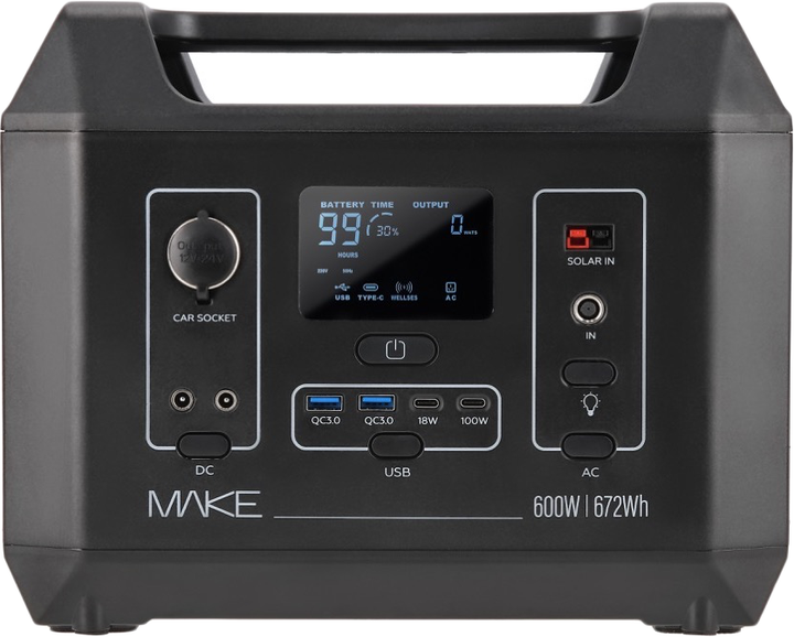 Зарядна станція MAKE MPS-6002 / 600 Вт / 670 Вт⋅год / LiFePO4
