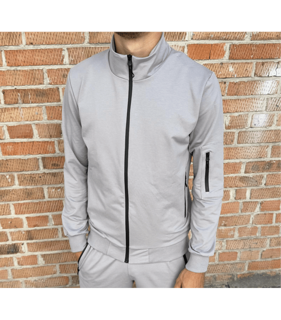 Чоловіча кофта на застібці без капюшона - HECTOR - 17321 - XXL - Сірий - Фото 1 Чоловіча кофта на застібці без капюшона - HECTOR - 17321 - XXL - Сірий - зображення 1