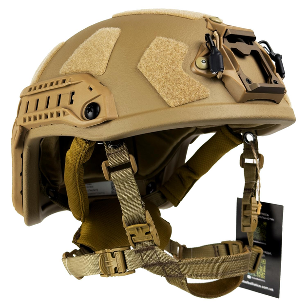 Шолом FAST Maritime Tactical Helmet з підвісною системою WENDY. Койот. - зображення 2