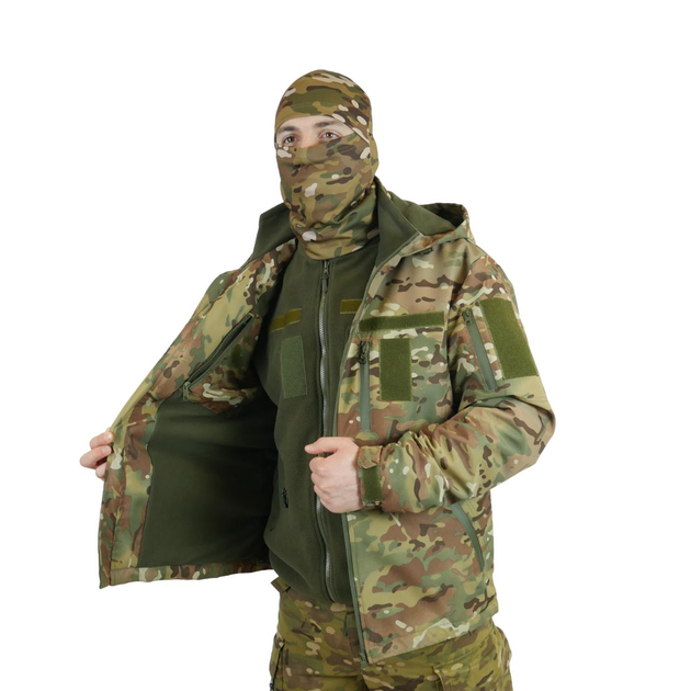 Куртка вітрозахисна мембрана Taslan Jacquard Multicam XL - зображення 2