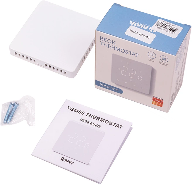 Програмований термостат опалення Beok Controls для керування котлом Wi-Fi (HT260010) - зображення 4