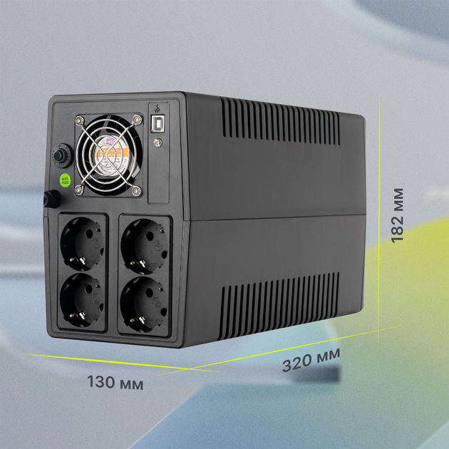 ИБП Prologix 1500 (PLPU1500VA4LED) - Фото 4 ИБП Prologix 1500 (PLPU1500VA4LED) - изображение 4