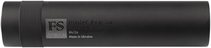 Глушник FROMSTEEL Hunter Pro Air кал. 5.56х45. Різьба 1/2"-28. Чорний - зображення 1