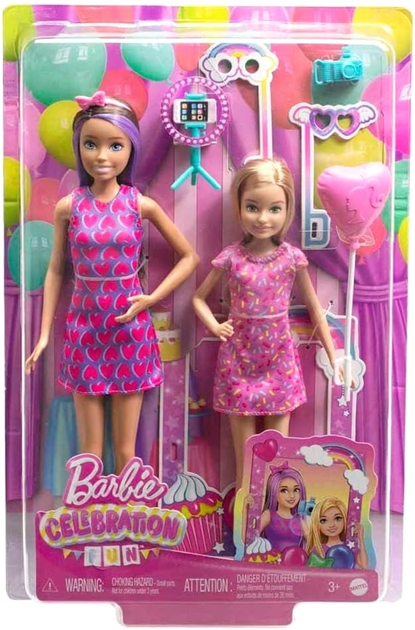 Лялька Skipper and Stacie Barbie Celebration Fun Birthday (0194735098804) - зображення 2