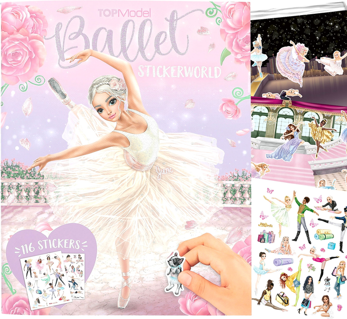 Наклейки Top Modelstickerworld Ballet 116 шт (4010070681333) - зображення 1