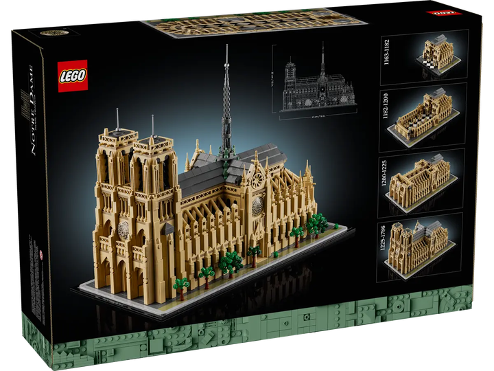 Конструктор LEGO Architecture: Нотр-Дам у Парижі 4383 елементи (21061) - зображення 1