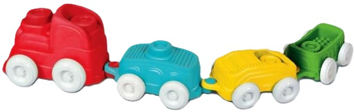 Pociąg sensoryczny Clementoni Soft Clemmy 8 bloków (8005125179619) - obraz 3