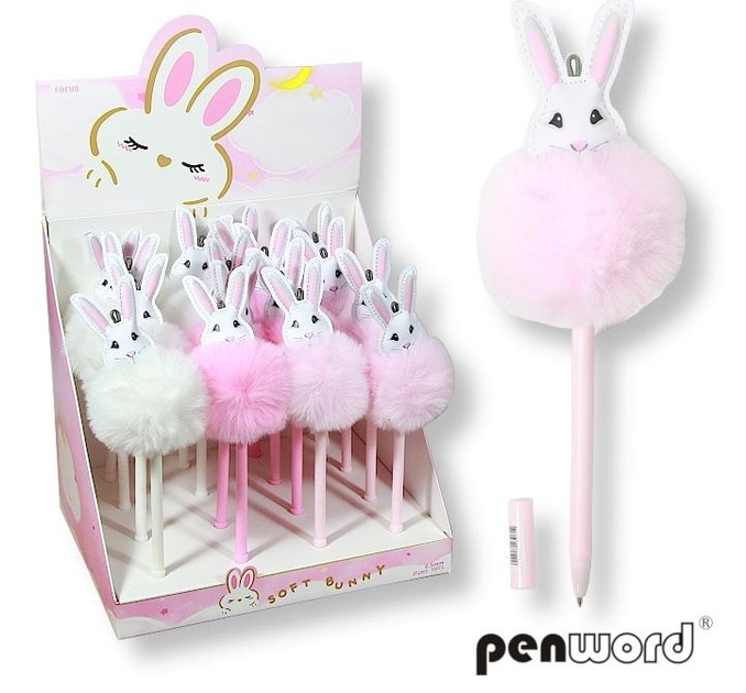 Набір ручок Penword Soft Bunny 16 шт (ZES5902557439621) - зображення 1