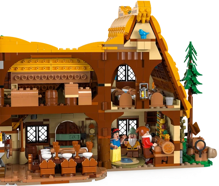 Конструктор LEGO Disney: Хатинка Білосніжки і семи гномів 2228 елементів (43242) - зображення 5