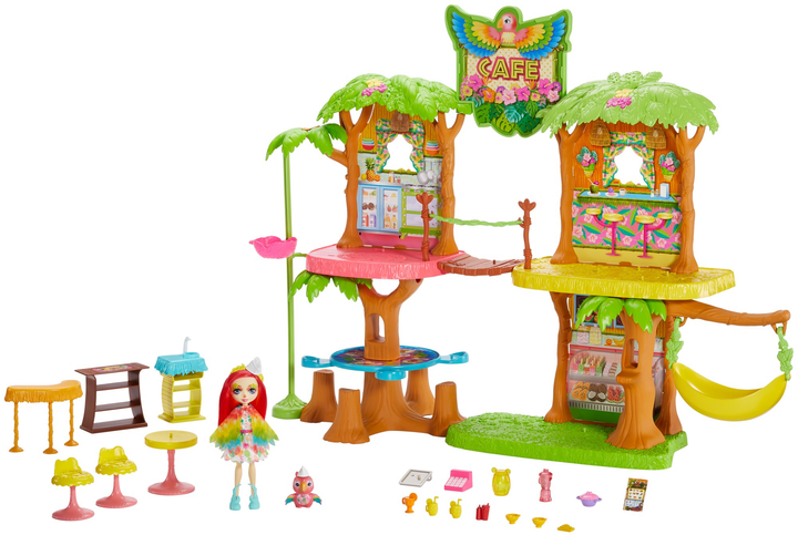 Zestaw do zabawy Mattel Enchantimals Tropikalna kawiarenka (0887961766646) - obraz 1