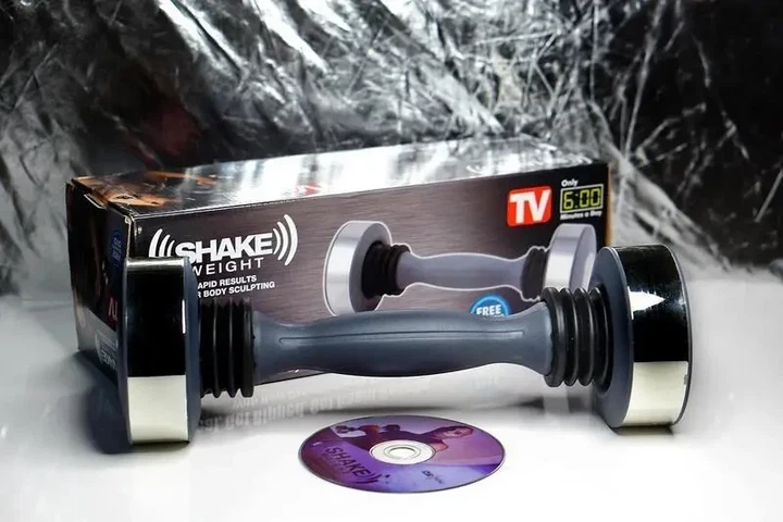 Вибро гантель Shake Weight эффективный домашний тренажер - изображение 2