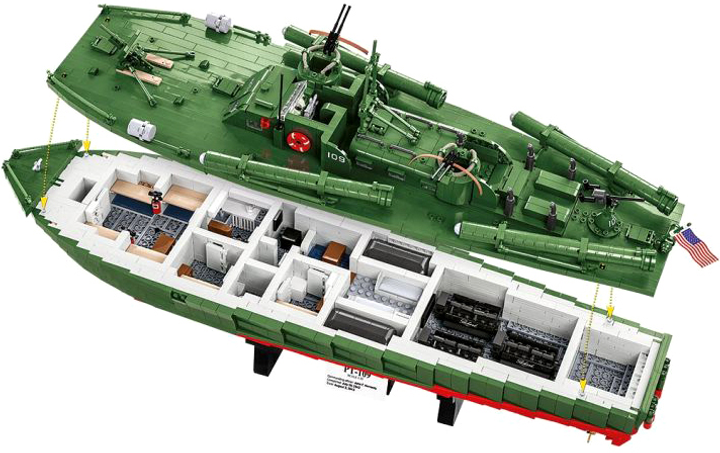 Конструктор Cobi HV WWII Patrol Torpedo Boat PT-109 3726 деталей (5902251414771) - зображення 2