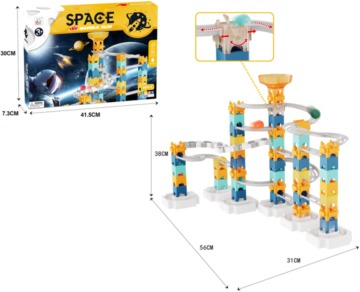 Конструктор Madej Space Трек із кульками 85 деталей (5903631447228) - зображення 1