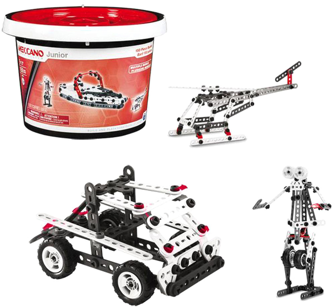 Конструктор Spin Master Meccano Junior Відерце 150 деталей (0778988138380) - зображення 2