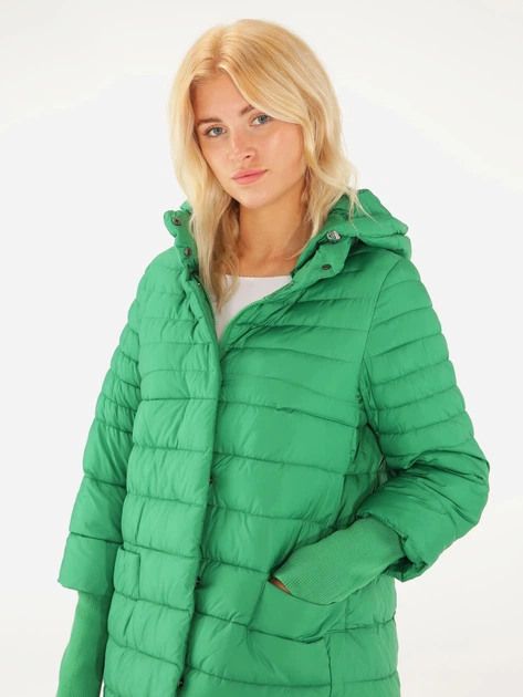 Kurtka przejściowa damska z kapturem pikowana Unisono 208-1828 XL Zielona (5906140567432) - obraz 5