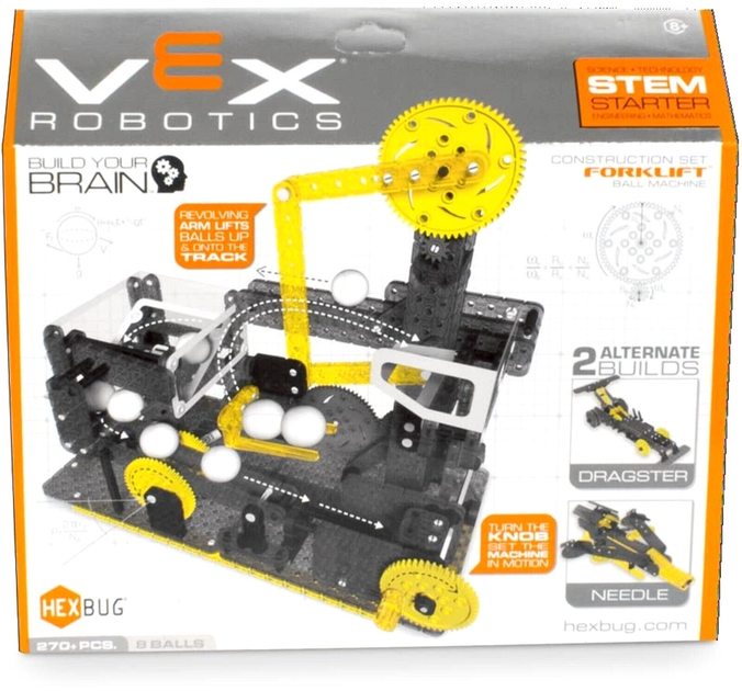 Klocki konstrukcyjne HexBug VEX Podnośnik widłowy Kule 270+ elementów (0807648042054) - obraz 1