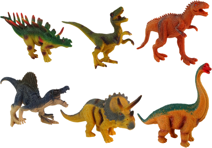 Zestaw figurek LEAN Toys Dinozaury z akcesoriami 24 szt (5905323213968) - obraz 3
