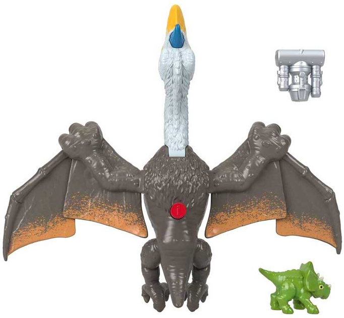 Набір фігурок Fisher Price Imaginext Jurassic World Triceratops 3 шт (0194735130610) - зображення 2