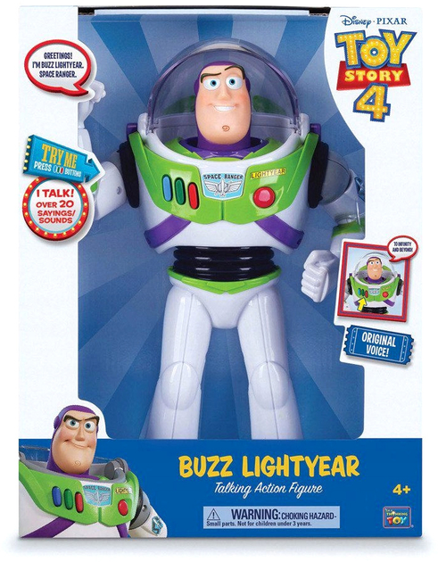 Figurka Thinkway Toys Toy Story 4 Buzz Lightyear 30 cm (0064442640699) - obraz 1