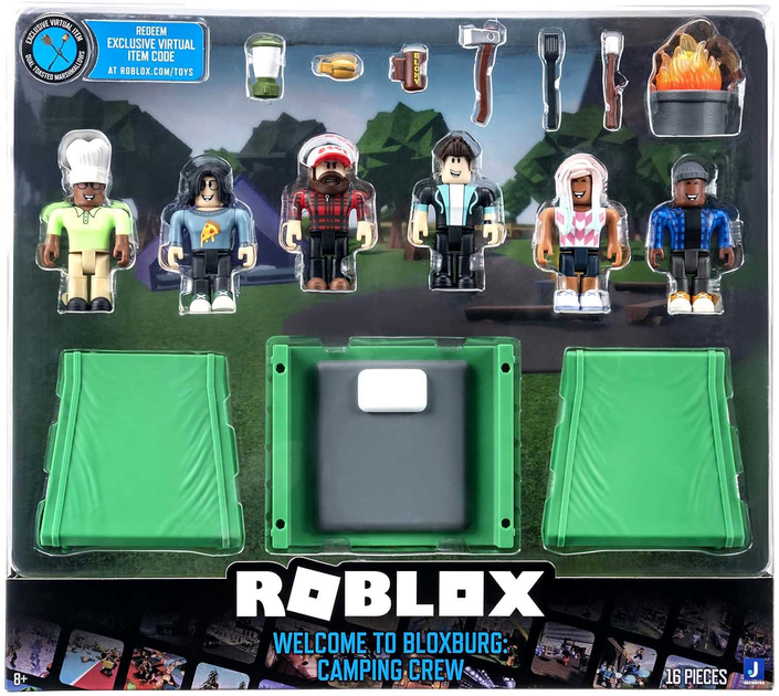 Zestaw figurek Jazwares Roblox Welcome To Bloxburg Camping Crew z akcesoriami 6 szt (0191726455592) - obraz 1