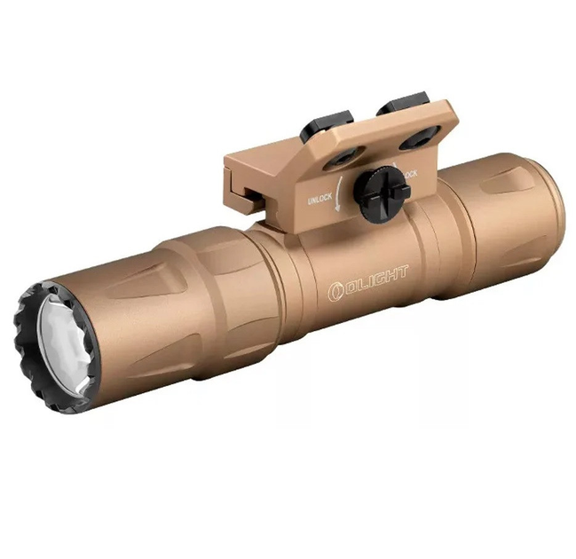 Ліхтарик Olight Odin S M-LOK desert tan , 1500 Lm - зображення 1