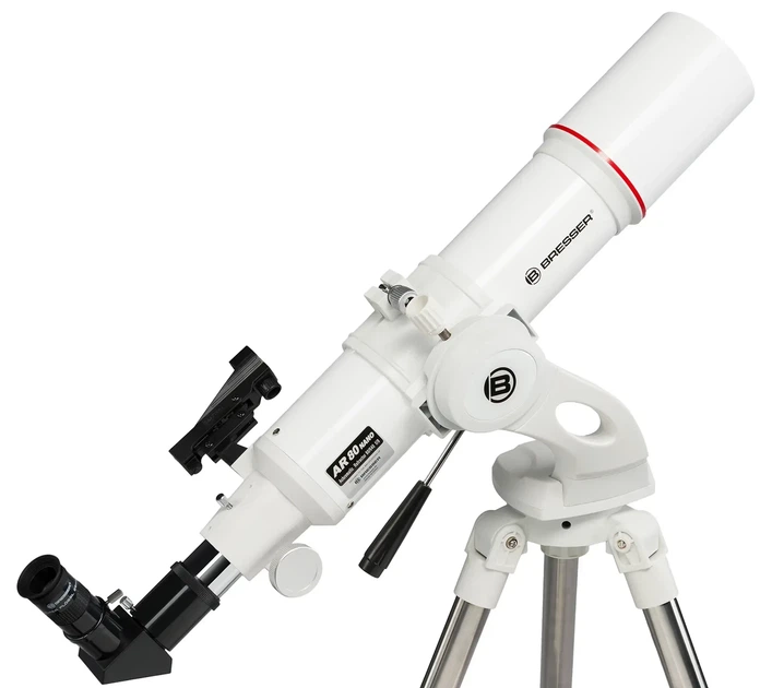 Телескоп Bresser Nano AR-80/640 AZ із сонячним фільтром та адаптером для смартфона (4580640) - Фото 6 Телескоп Bresser Nano AR-80/640 AZ із сонячним фільтром та адаптером для смартфона (4580640) - зображення 6